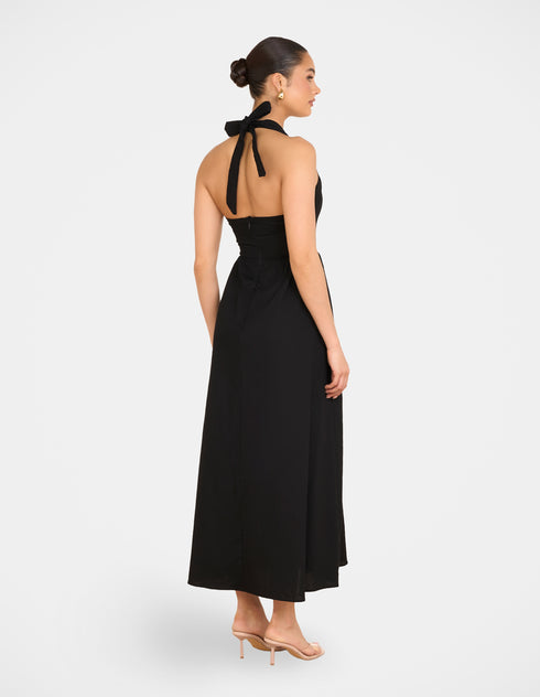 Quina Halter Maxi Dress